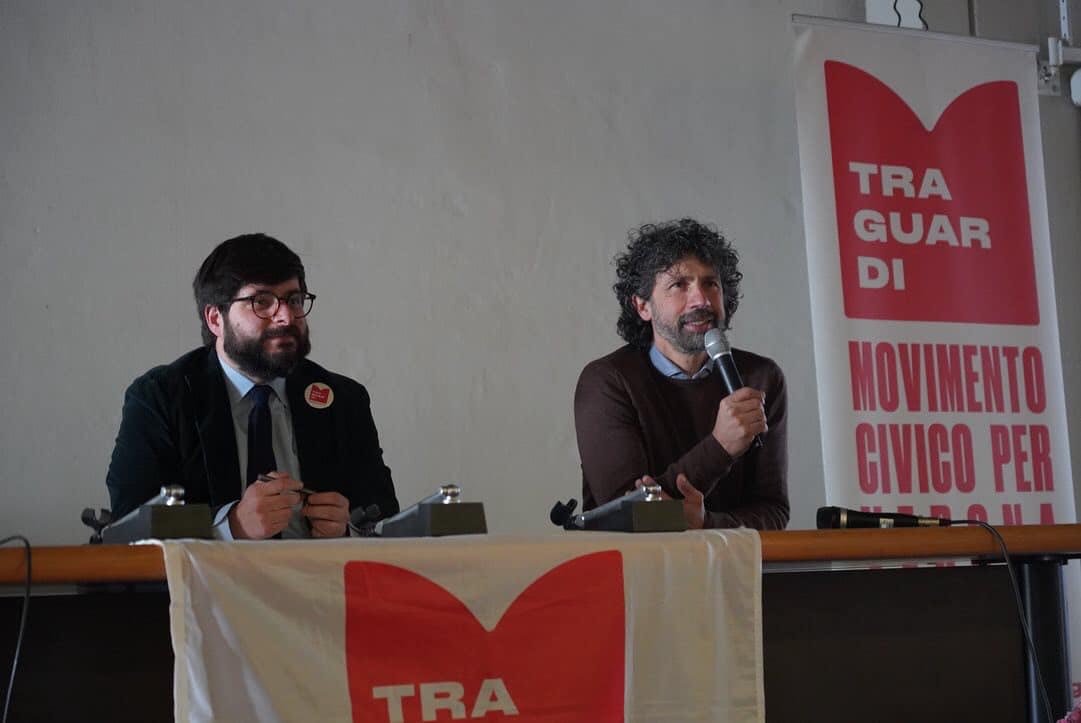 Damiano Tommasi con Pietro Trincanato di Traguardi