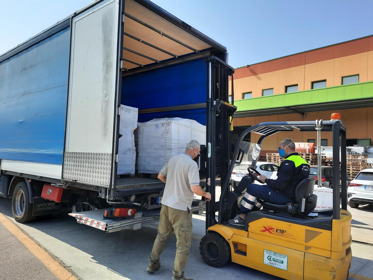 Emergenza Ucraina Quadrante Europa Verona container Ucraina