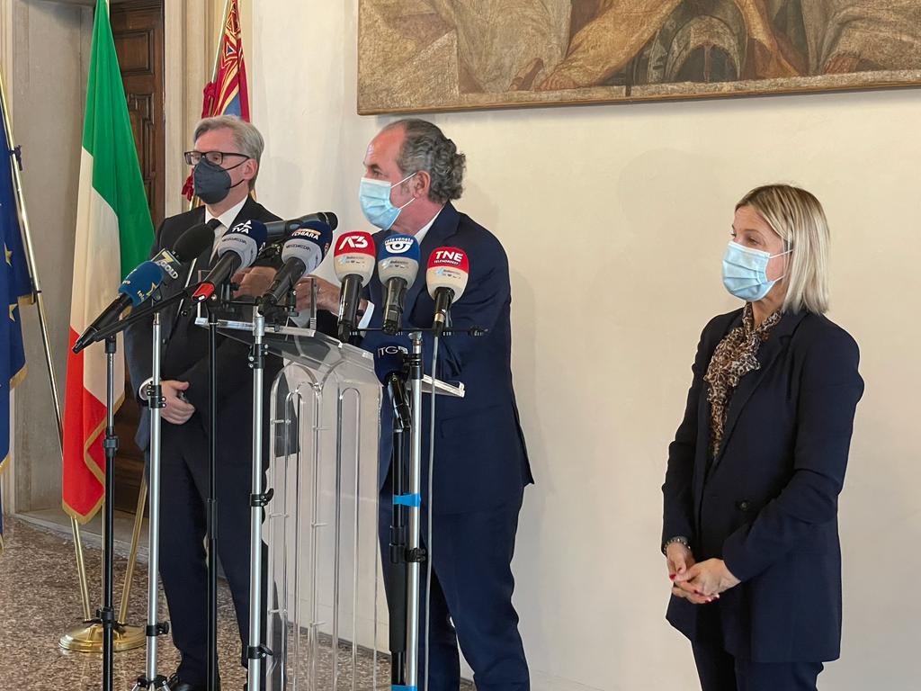 Luca Zaia covid veneto Bottacin Lanzarin