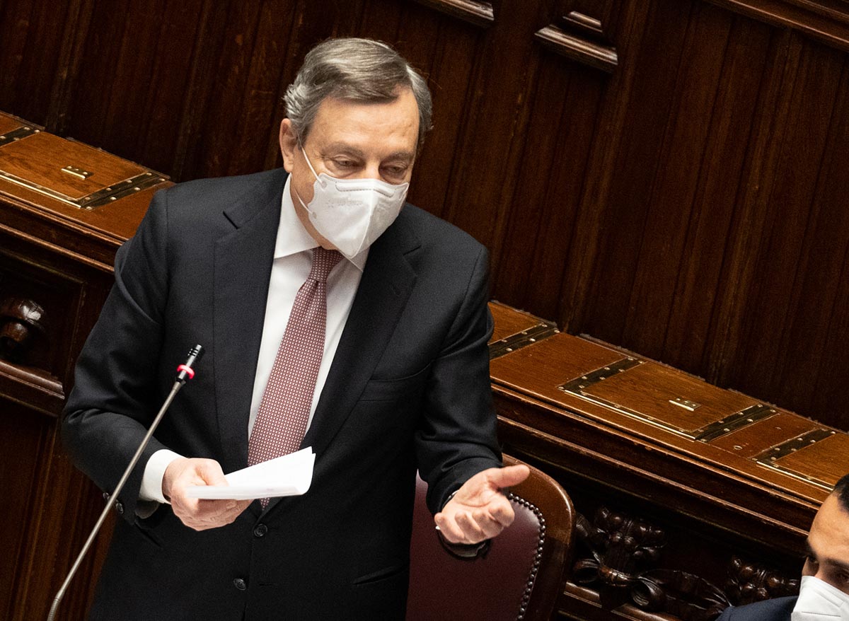 Mario Draghi alla Camera dei Deputati