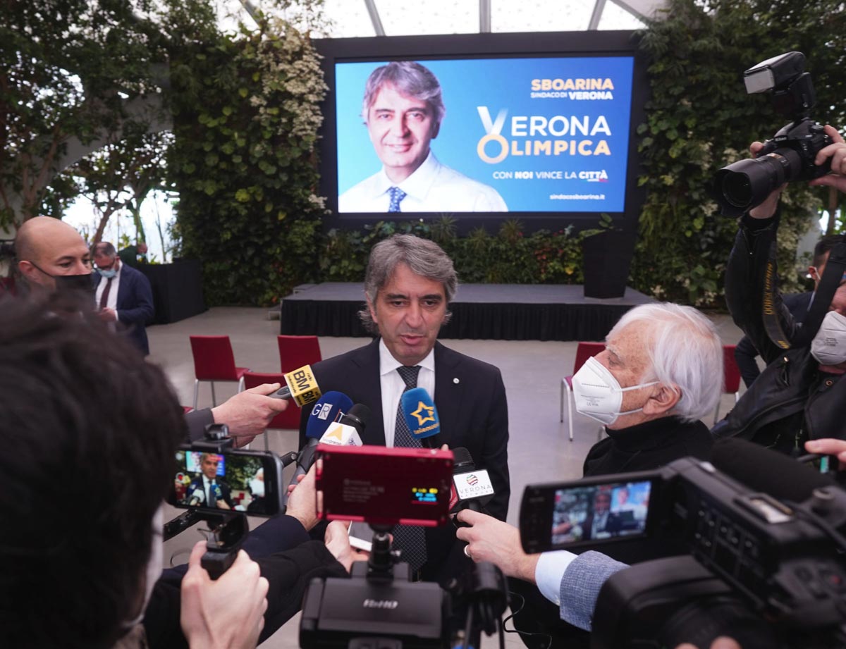 Sboarina oggi al Crown Plaza