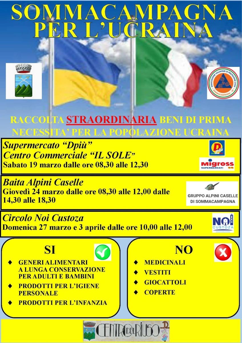 Sommacampagna per l'Ucraina