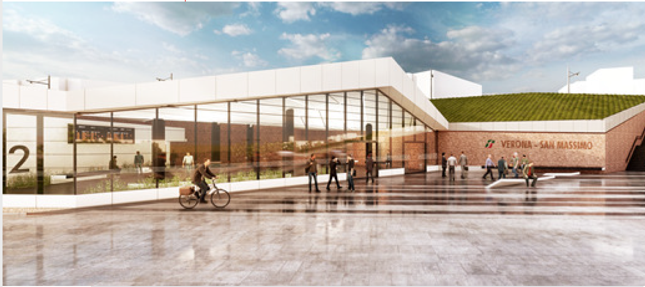 Rendering della futura stazione di San Massimo
