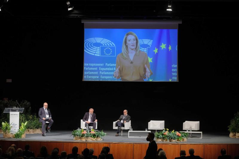 Roberta Metsola al Summit internazionale alla Gran Guardia di Verona