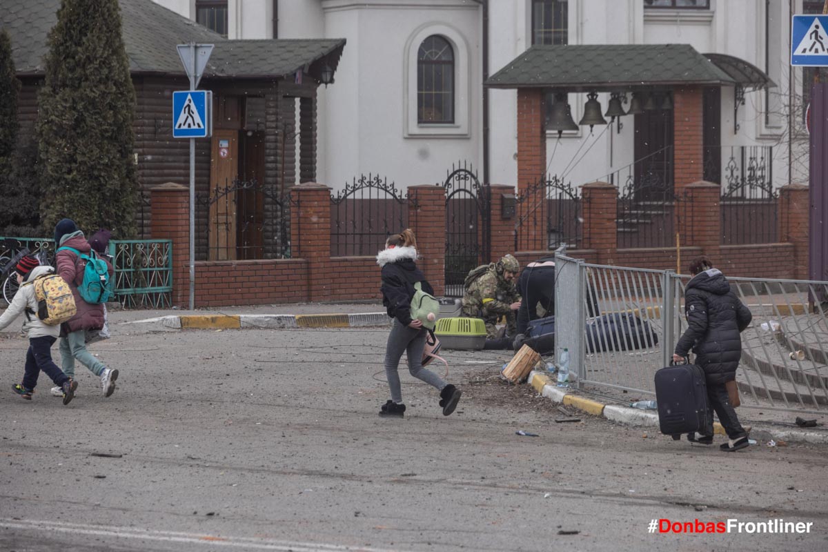 Ucraina - Civili feriti Irpin