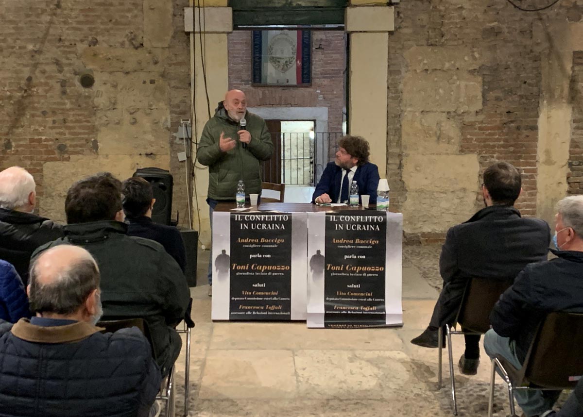 Toni Capuozzo a Verona Porta Palio