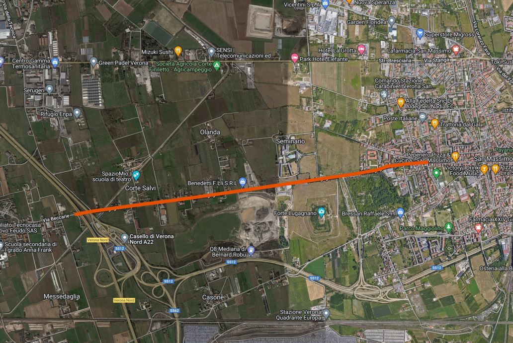 lugagnano centro storico percorsi ciclabili