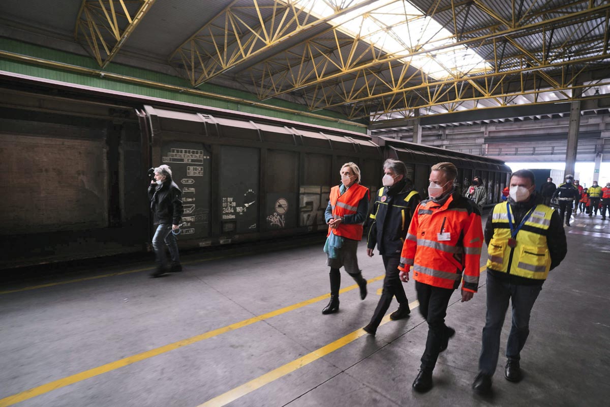 Aiuti Ucraina treno Quadrante Europa