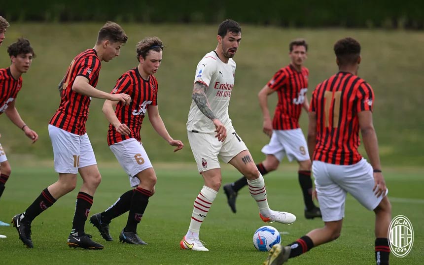 Amichevole Milan-Audace Calcio. Foto Ac Milan