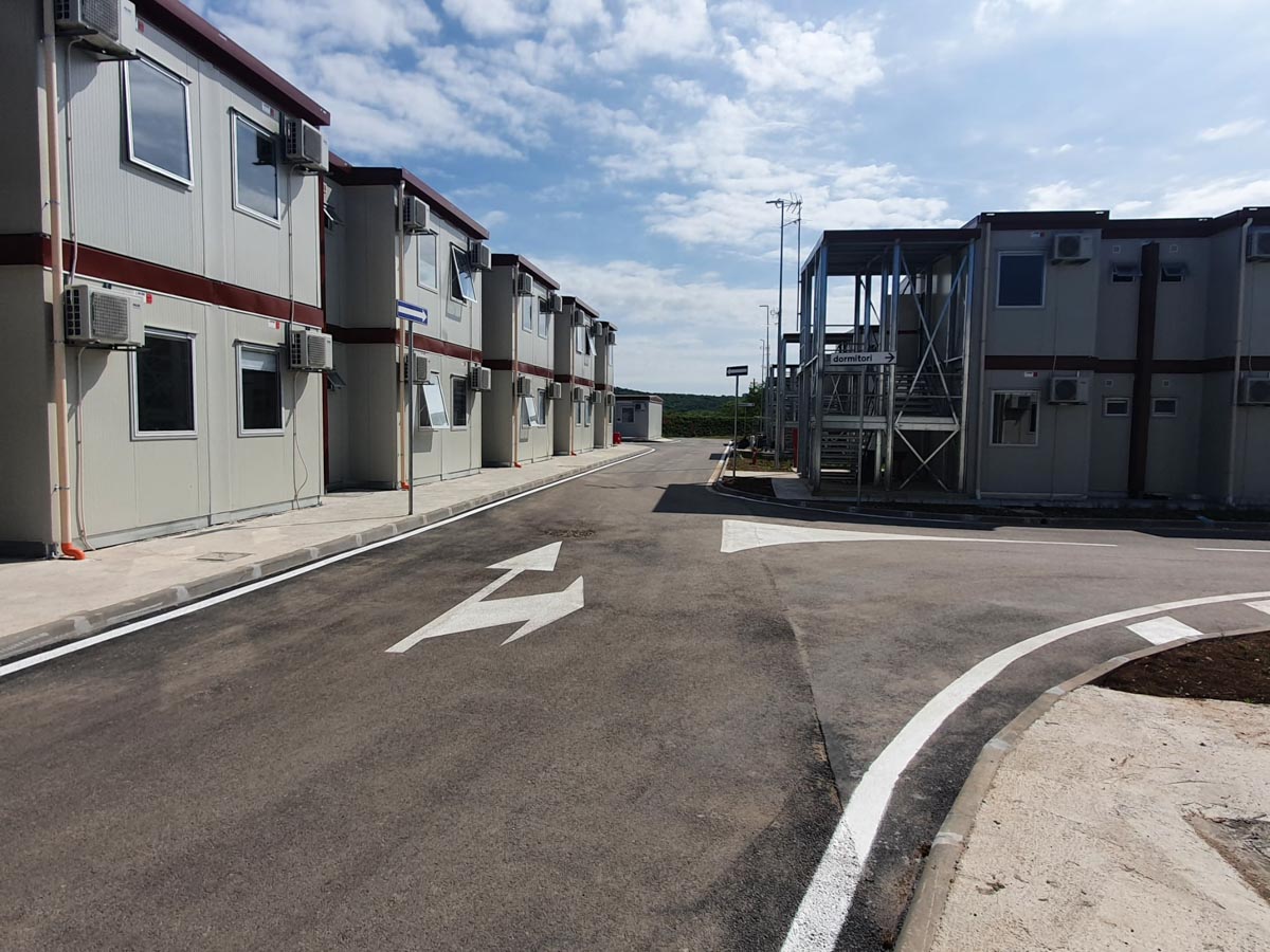 Campo base operai Alta Velocità Verona Est