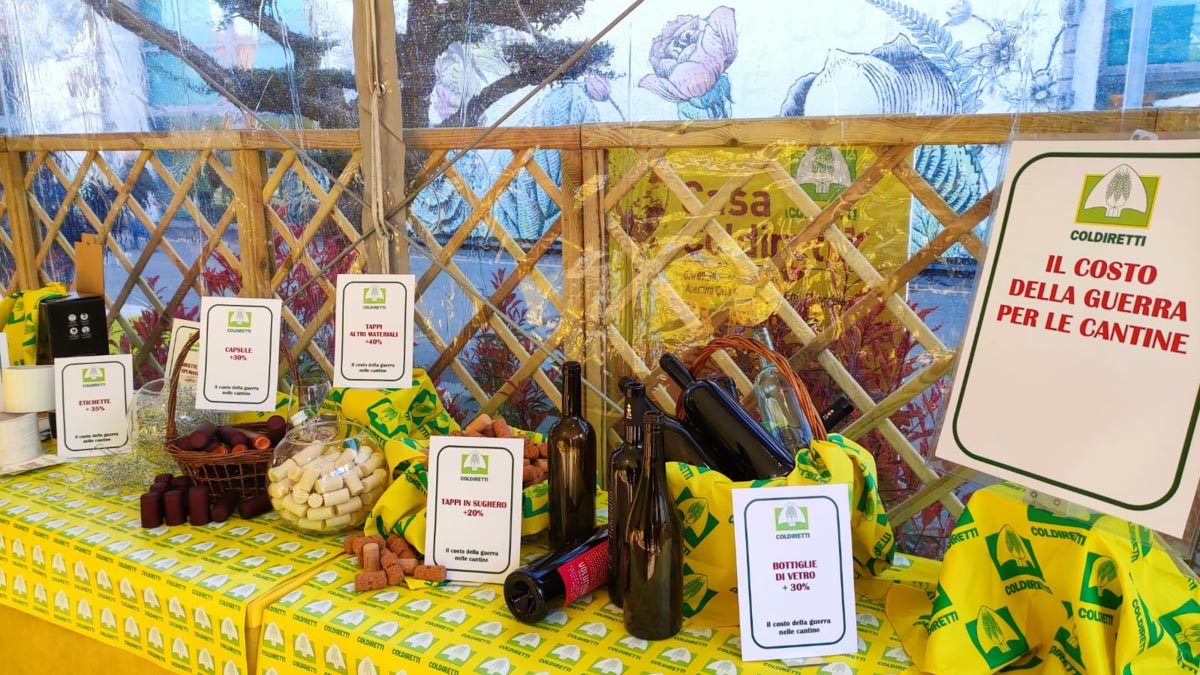 Coldiretti vino guerra