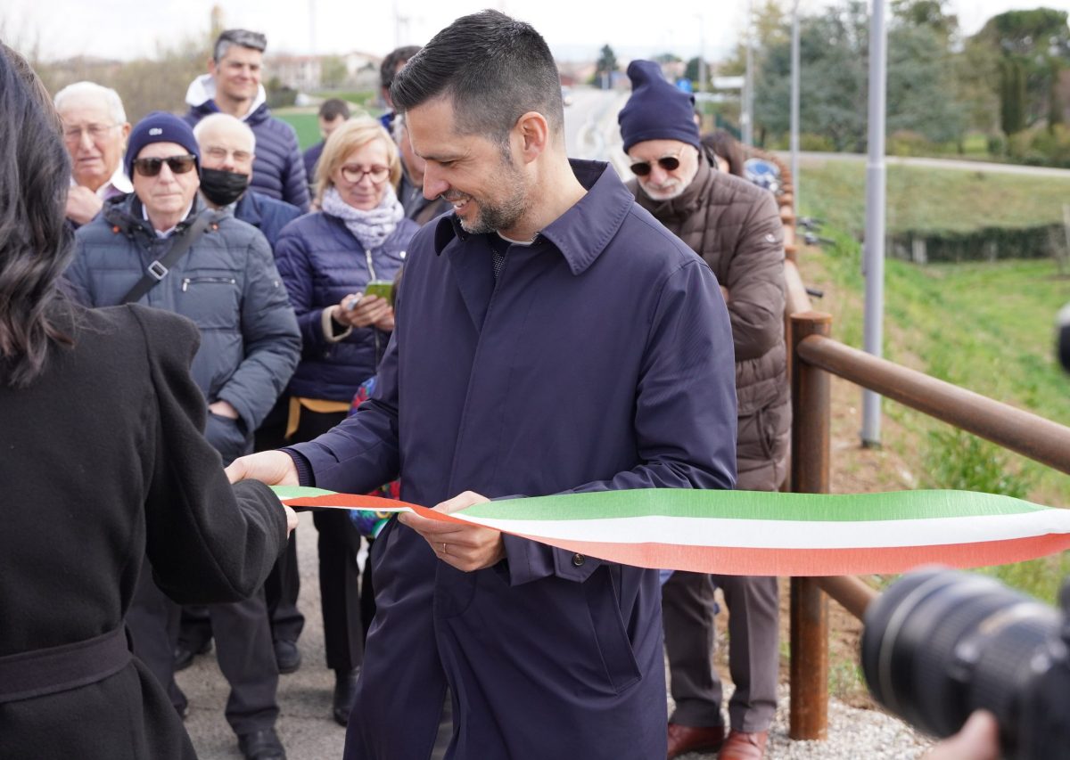 Belfiore Pista ciclopedonale Roberto Mantovanelli Acque Veronesi