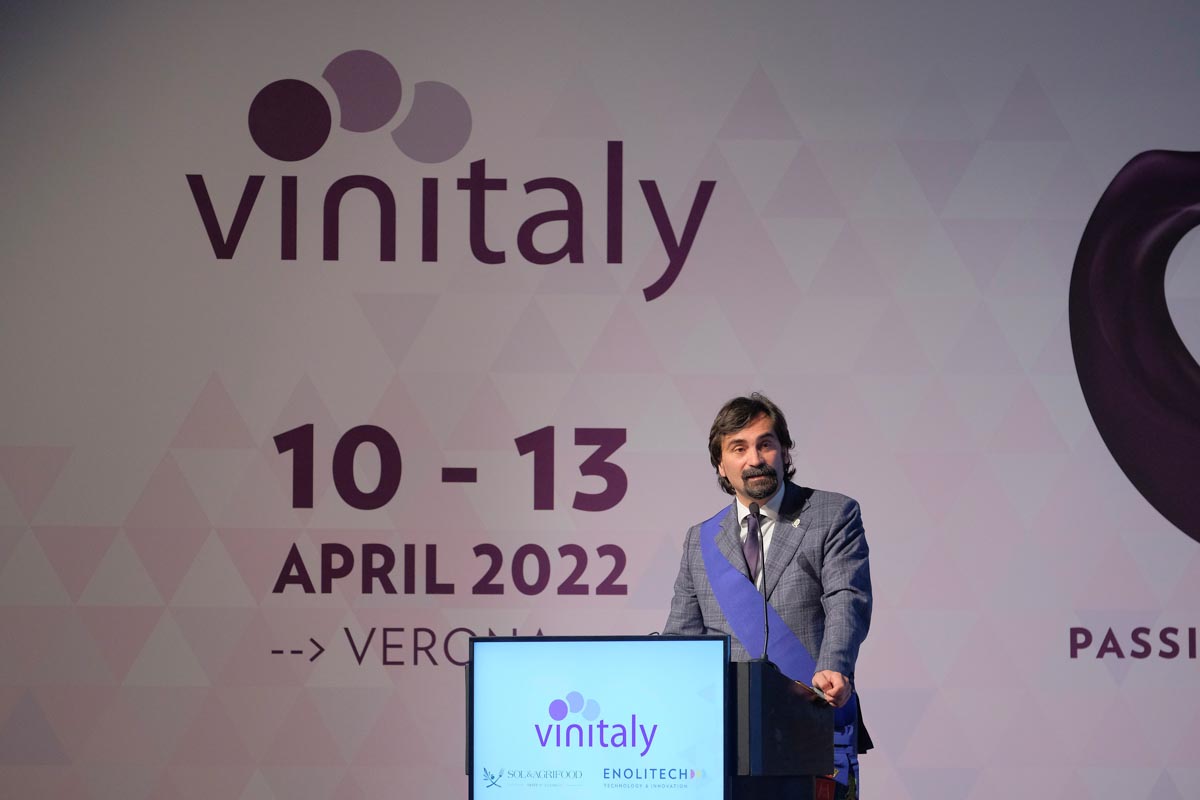 Inaugurazione Vinitaly 2022 - Veronafiere - Ennevi Foto - Manuel Scalzotto