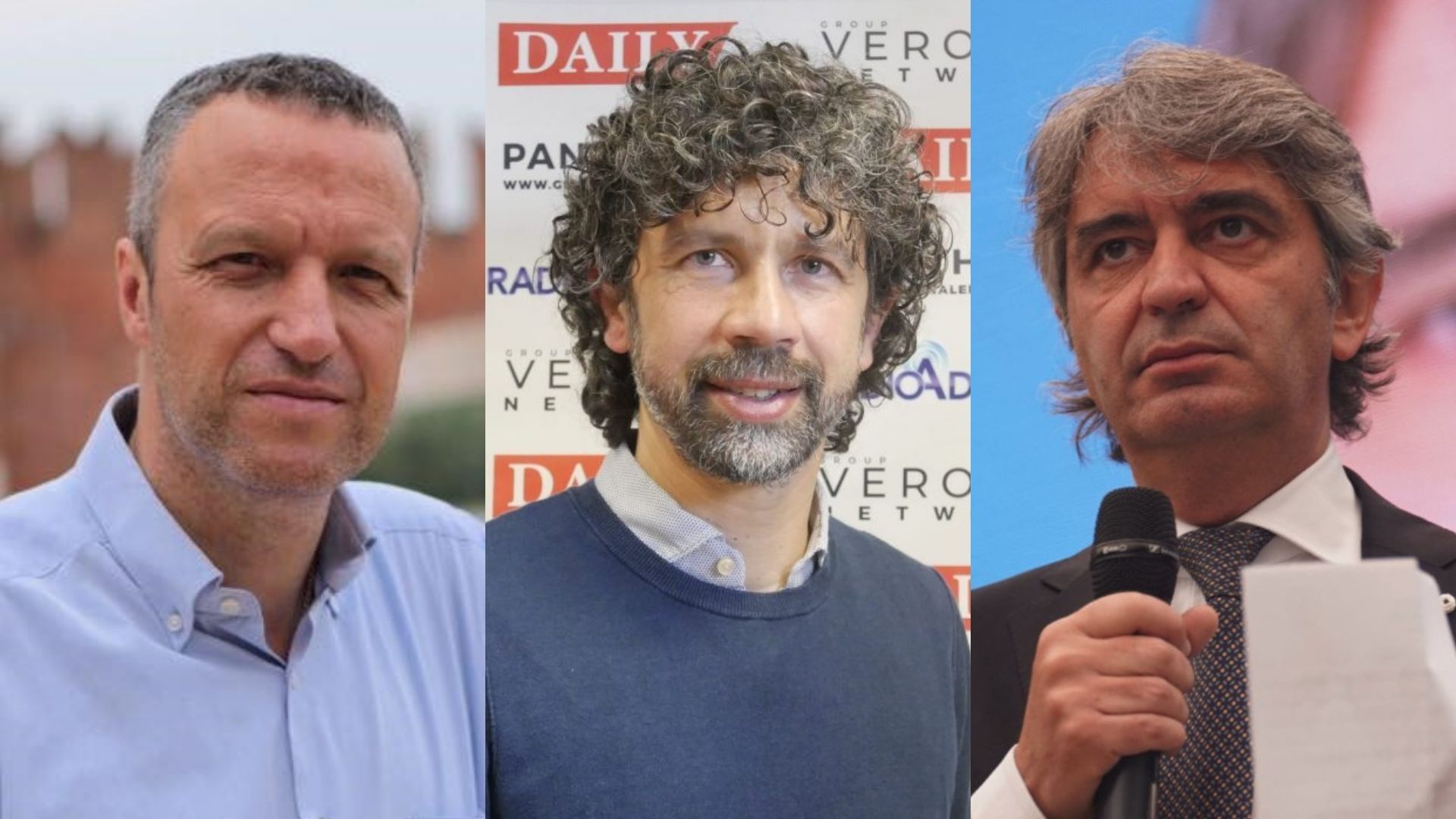 Flavio Tosi, Damiano Tommasi, Federico Sboarina sondaggi verona