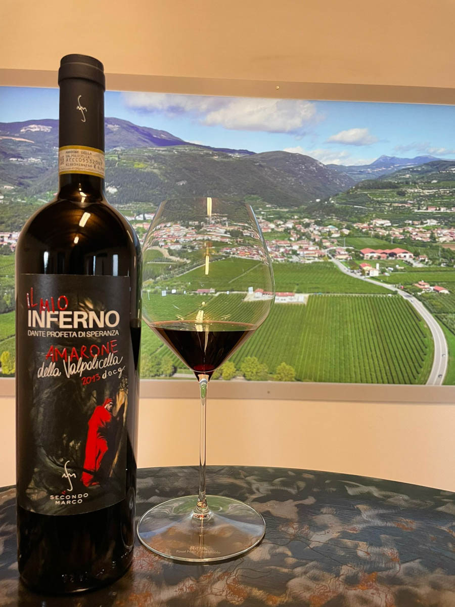 amarone etichetta inferno dante