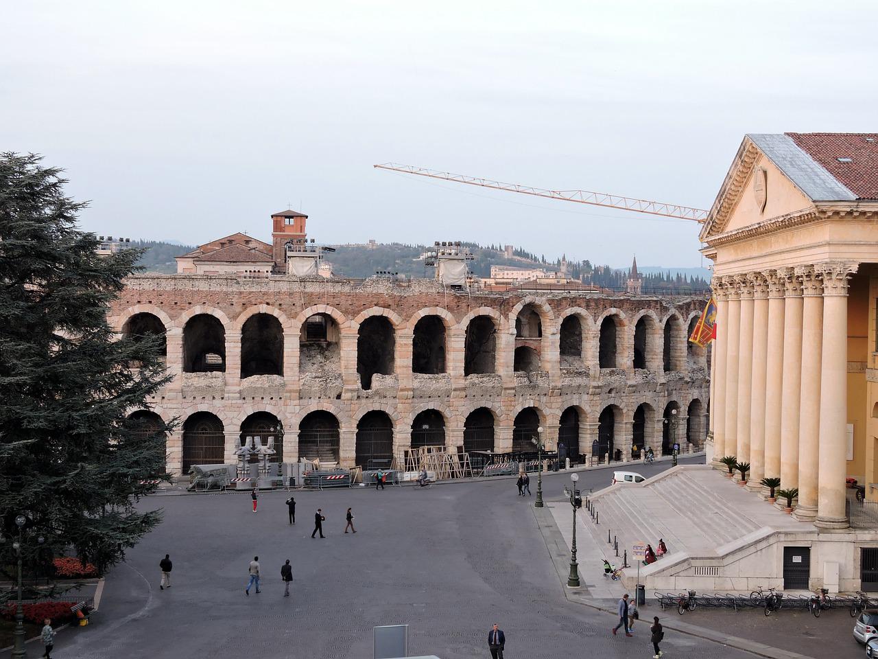 Arena di Verona Piazza bra Pedalata Resistenza Veronese