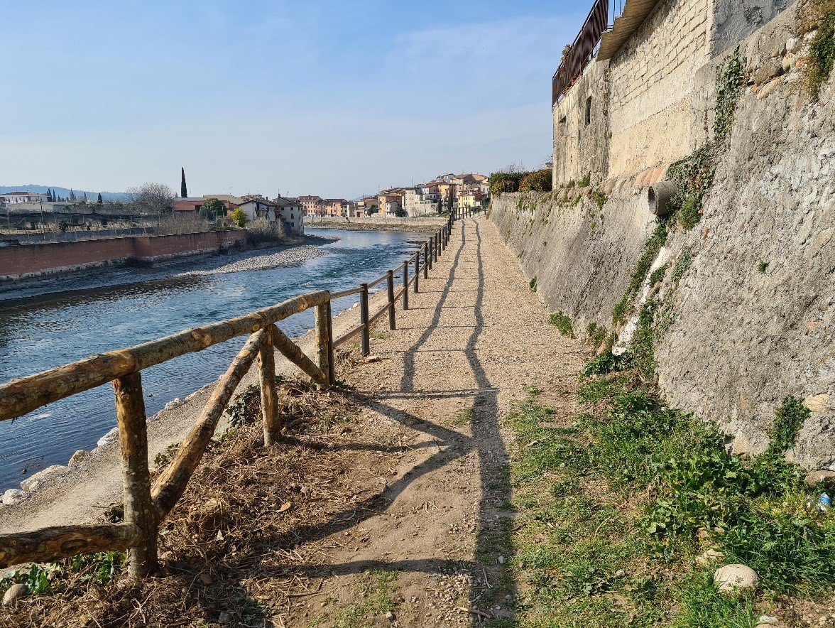 Conclusi i lavori lungo l'Adige a Pescantina