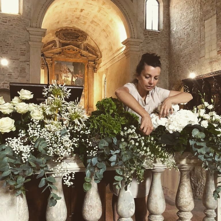 Verona Antiquaria fiori Fioreria Ranuncoli