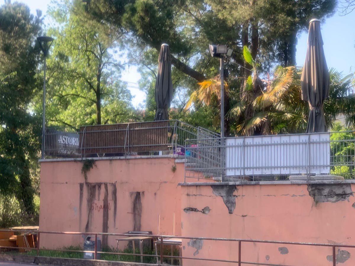 Degrado al parco Raggio di Sole