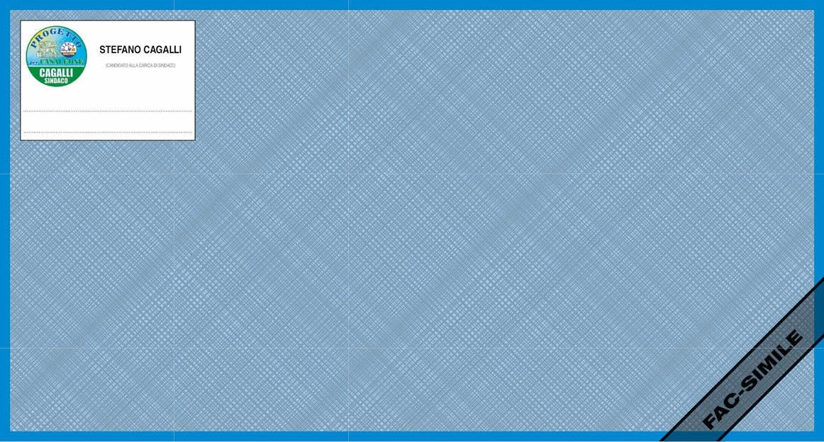 Fac simile scheda elettorale Casaleone