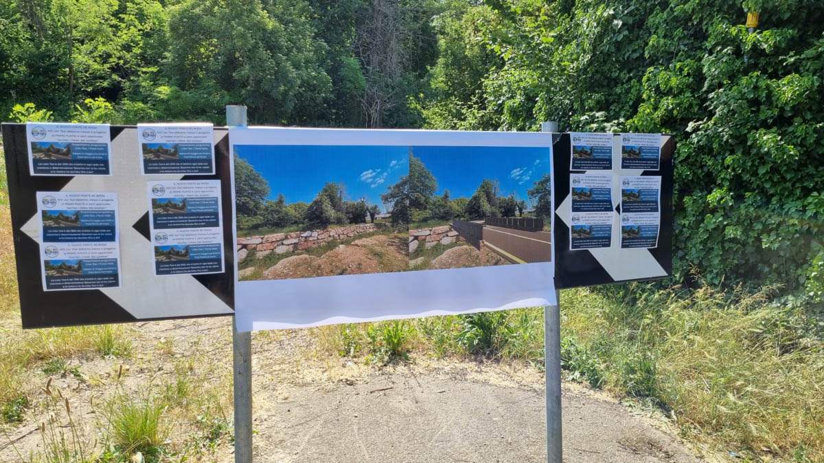 Flavio Tosi e Alberto Bozza presentano il progetto per il ponte di Avesa