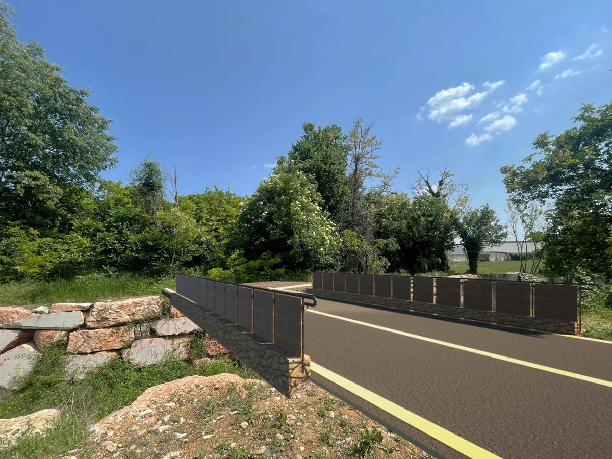 Flavio Tosi e Alberto Bozza presentano il progetto per il ponte di Avesa