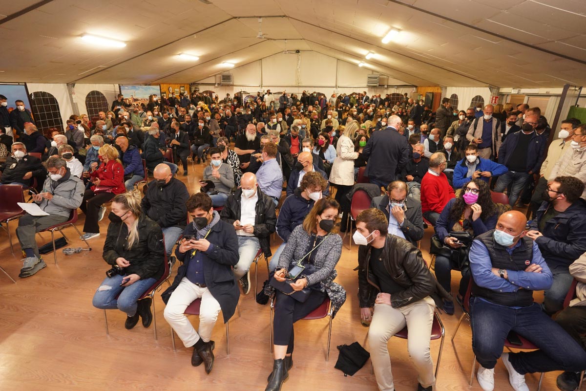 Montorio - Incontro candidati sindaco Sboarina, Tommasi, Tosi