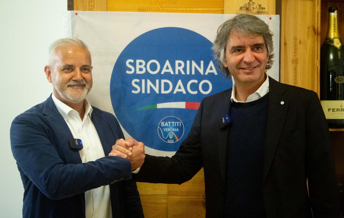Riccardo Caccia e Federico Sboarina
