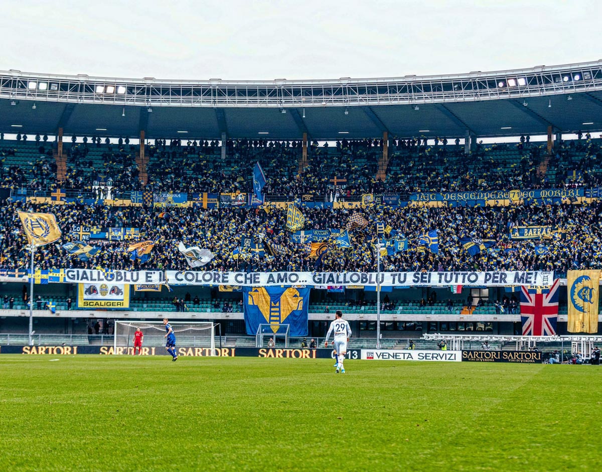 Stadio Bentegodi - Curva Sud Hellas Verona milan