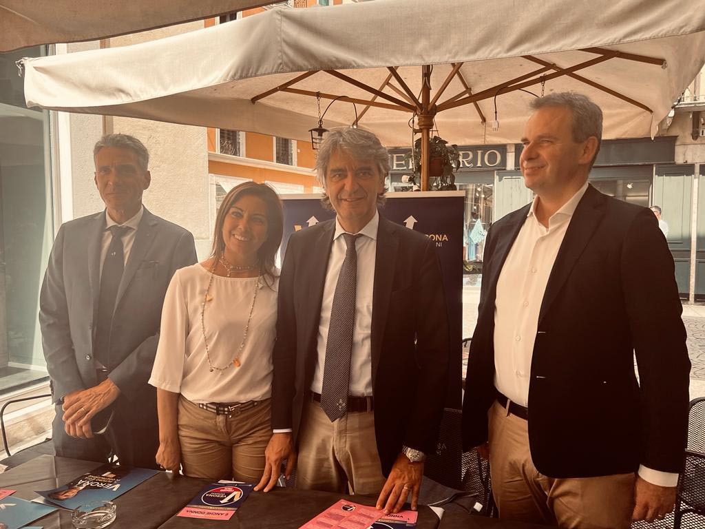 Verona Domani - Stefano Casali, Barbara Amicone, Federico Sboarina, Edoardo Lana