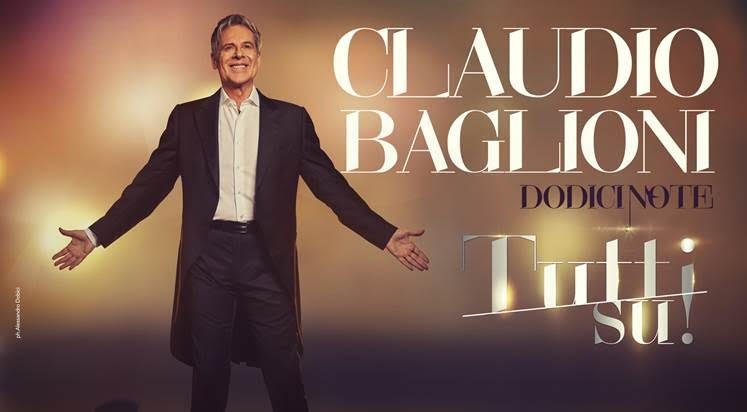 Locandina del concerto di Claudio Baglioni