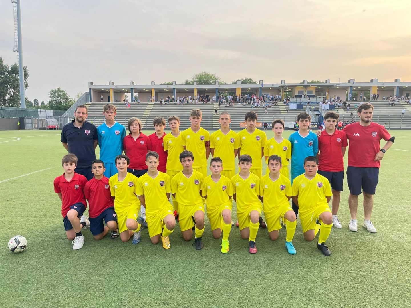 Foto di squadra che ritrae Esordienti 2009 della Virtus Verona