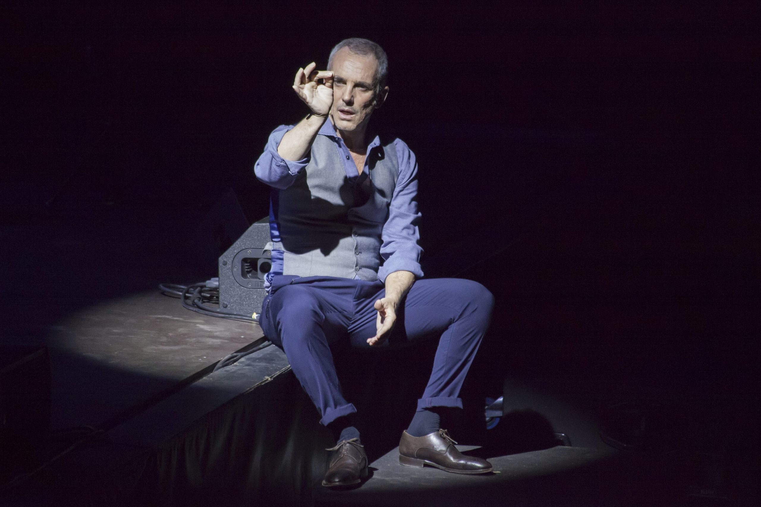 Federico Buffa al Teatro Romano di Verona.