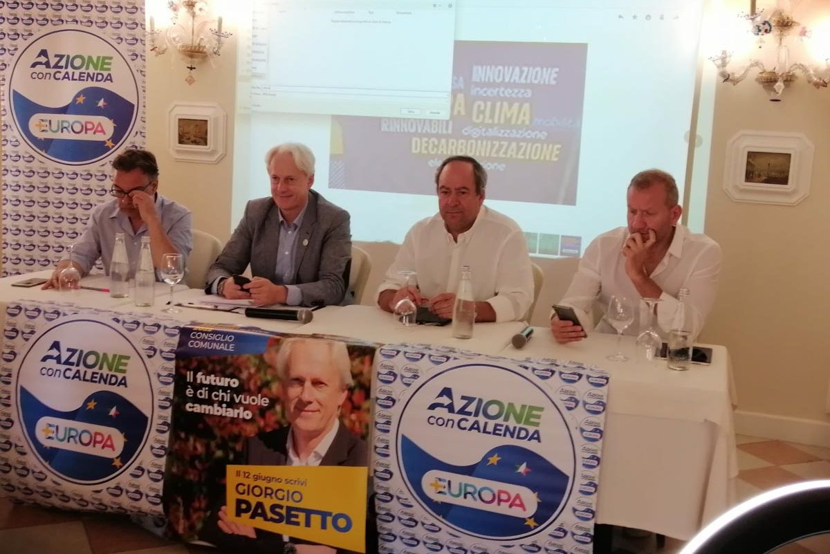 Giorgio Pasetto conferenza stampa votovoltaico