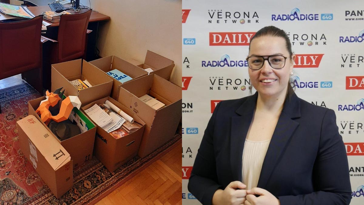 Laura Bocchi ufficio sgomberato