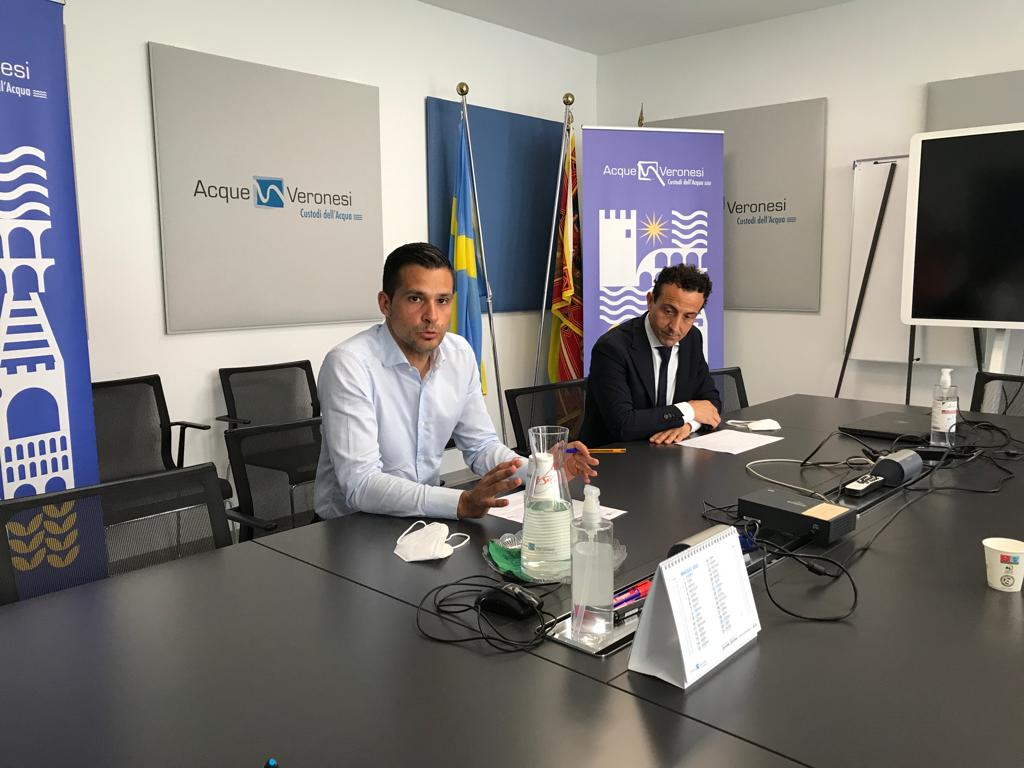 Roberto Mantovanelli e Diego Macchiella - Presidente e direttore operativo di Acque Veronesi