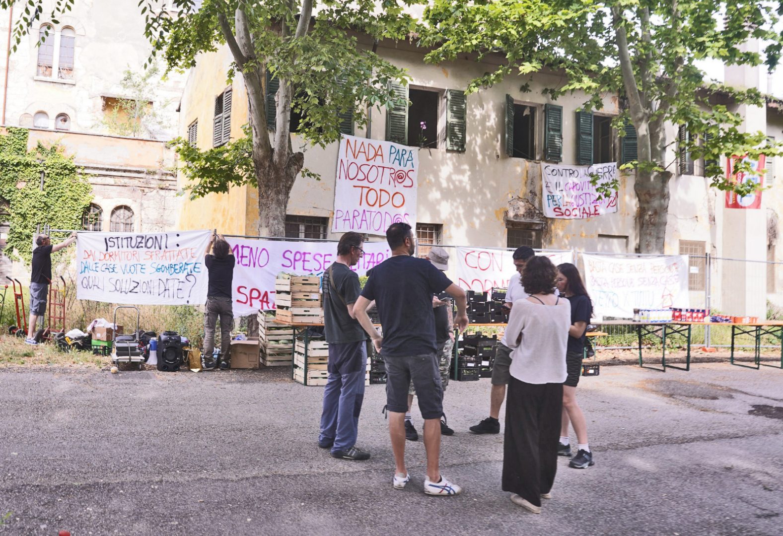 occupato Santa Marta