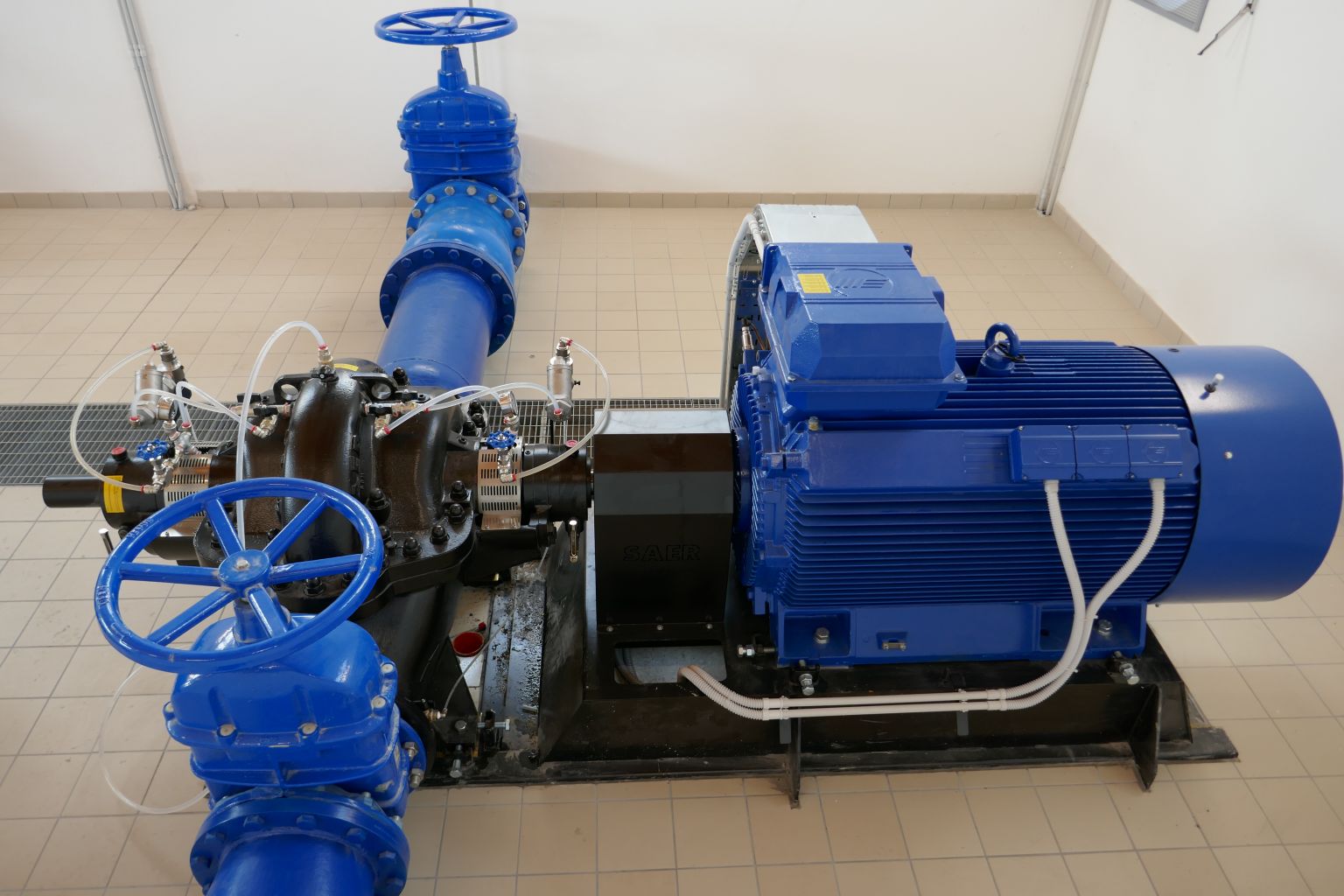 L'impianto della centrale di Coronini a Villafranca di Verona.