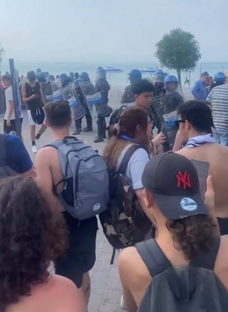 rissa spiaggia peschiera ordinanze garda