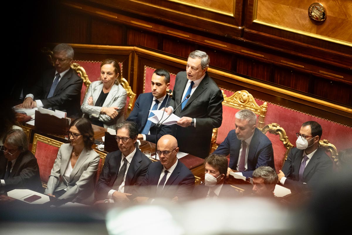 Governo Mario Draghi in Senato
