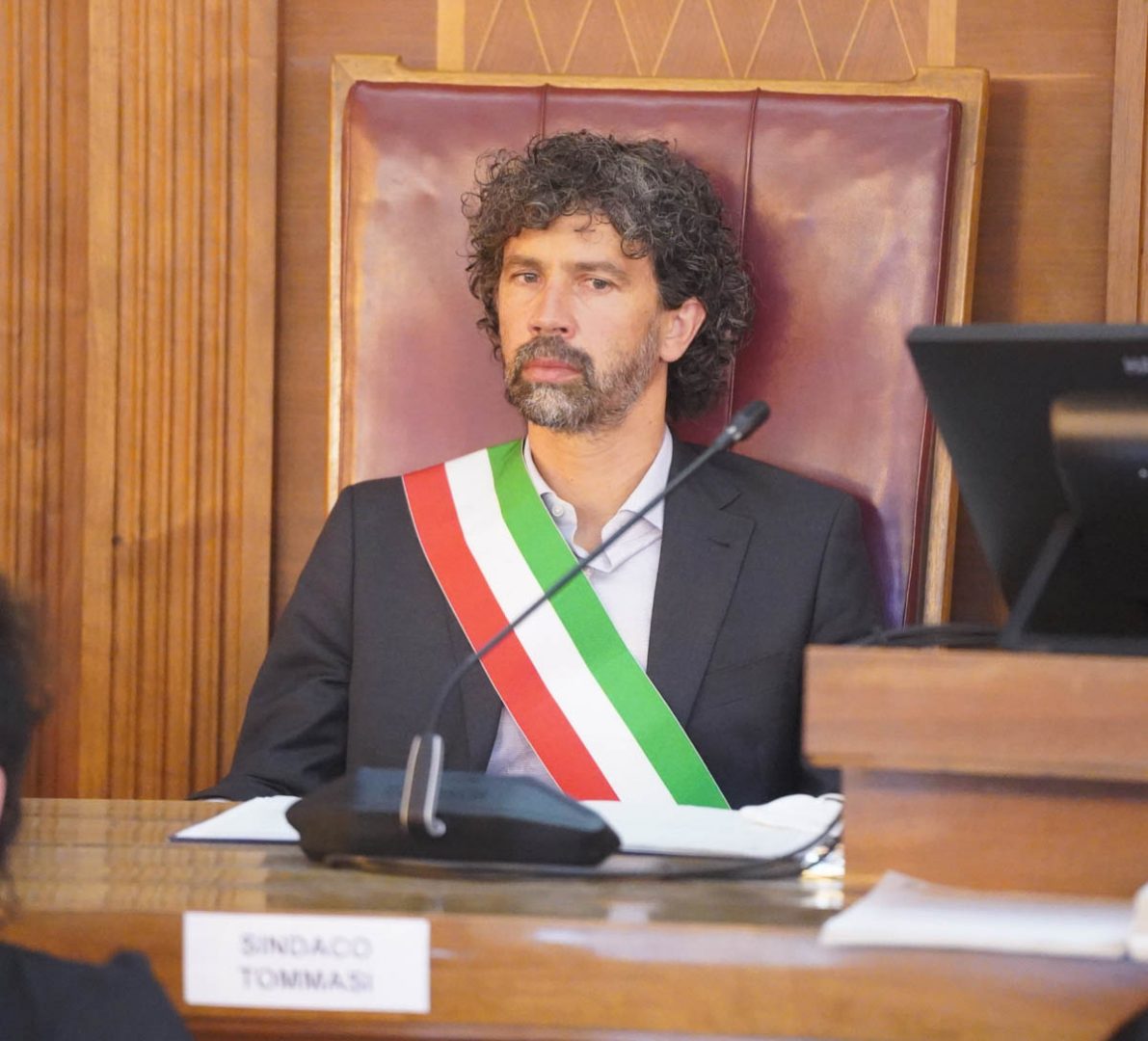 Damiano Tommasi in consiglio comunale