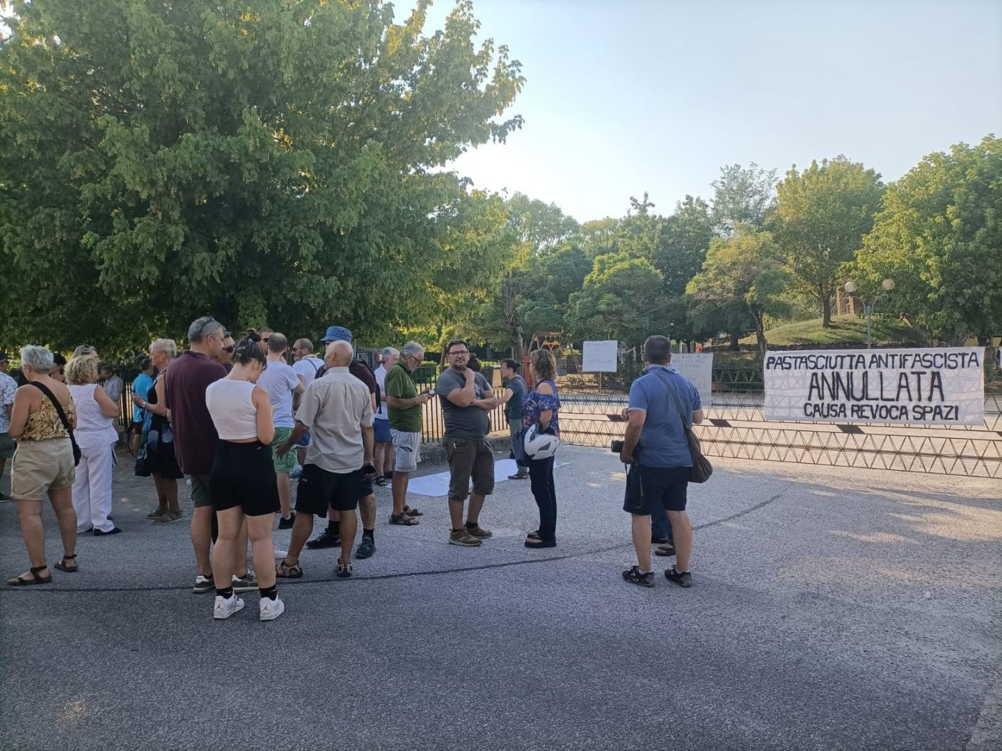 Pastasciutta antifascista Bovolone annullata