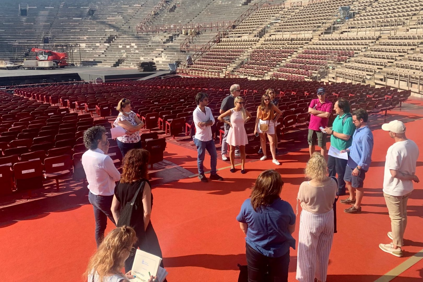 Sopralluogo arena di Verona da parte del CIO