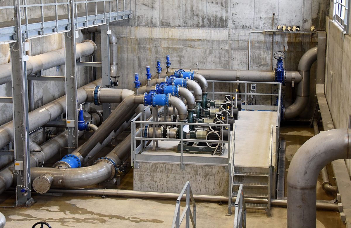 Belfiore centrale idrica dorsale Pfas