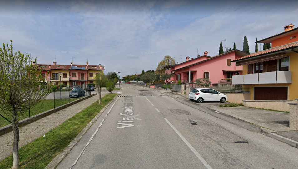 via Donizzetti Sona asfalti