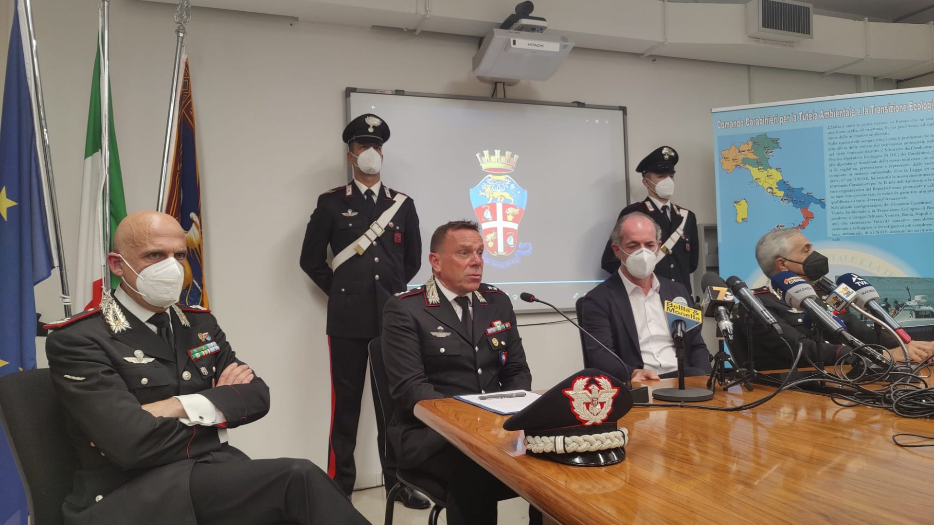 presentata nuova divisione carabinieri su ambiente