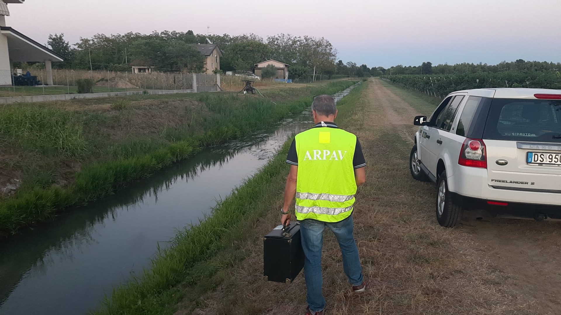 Tecnici Arpav a Chiarano