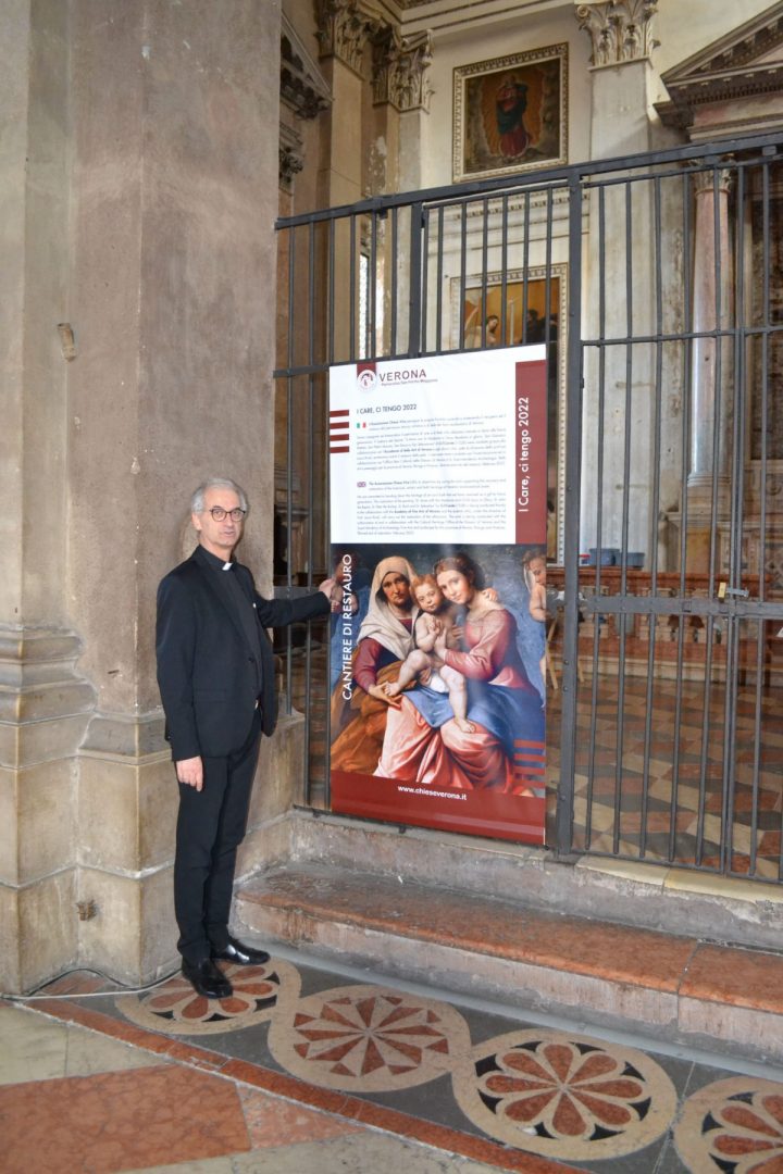 Don Maurizio Viviani restauro Caroto