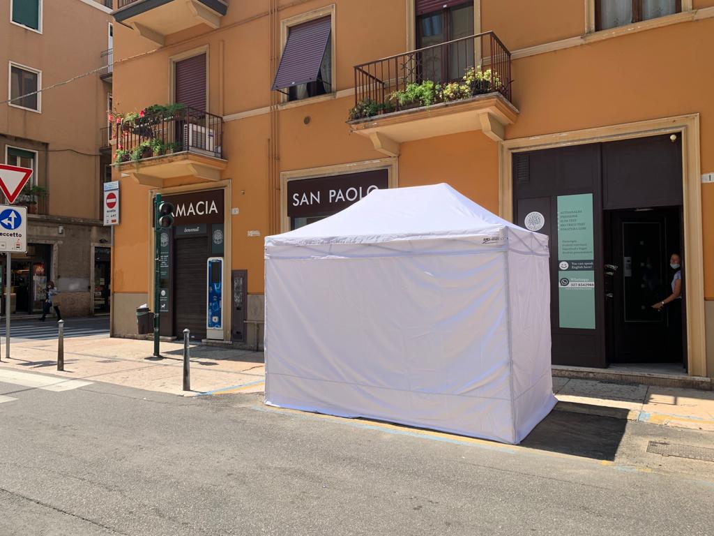 gazebo farmacia tamponi tampone