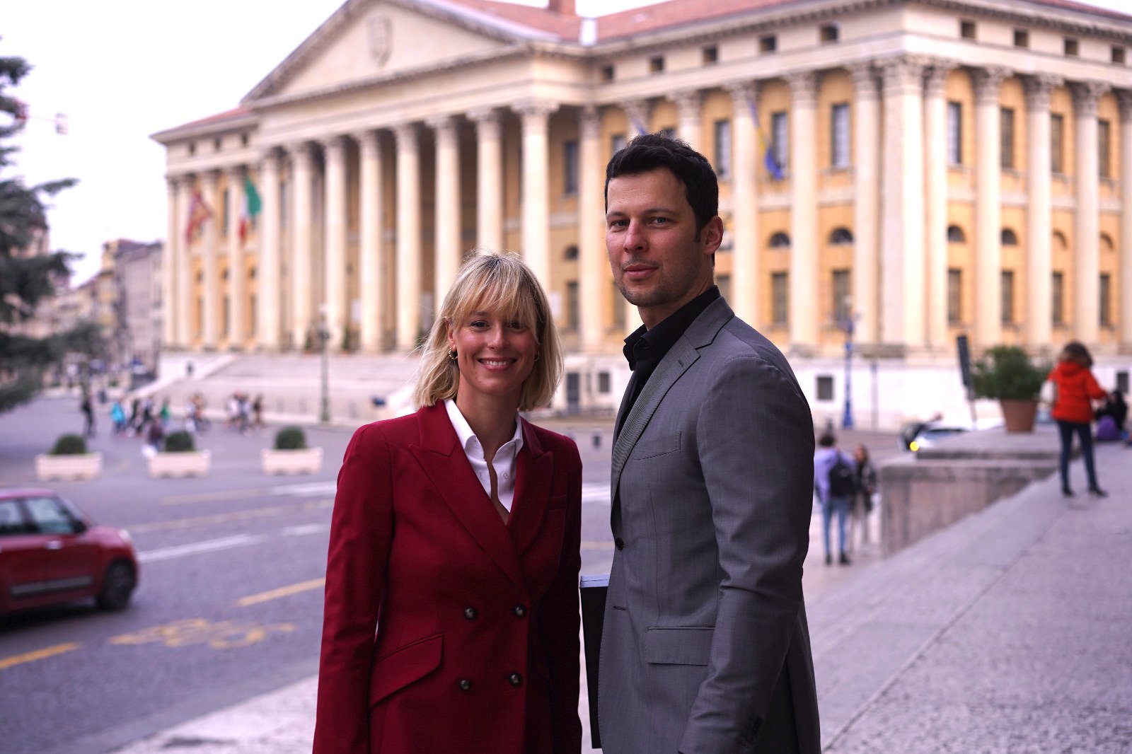 Federica Pellegrini e Matteo Giunta a Verona